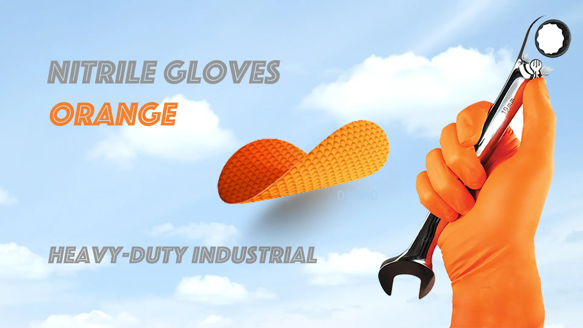 Orange_Nitrile_Glove