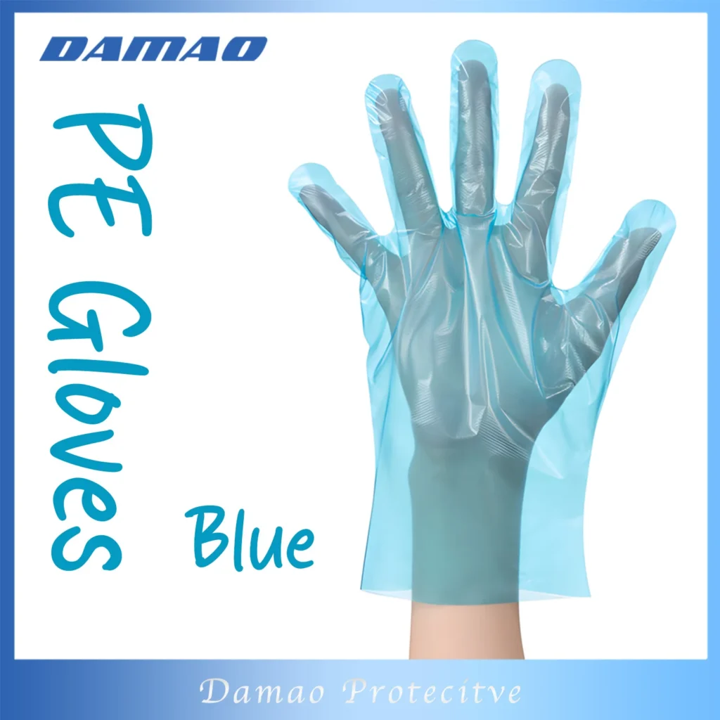 Guantes azul-PE